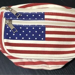 Patriotic Red, White, and Blue Fanny Pack